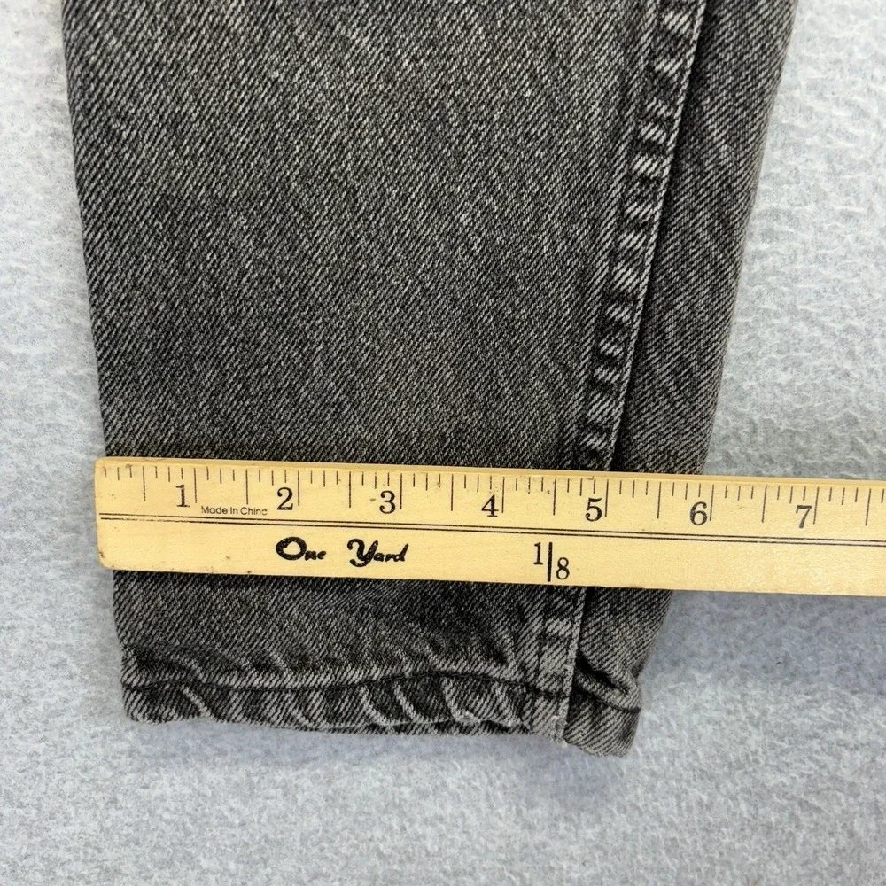 Vintage Levis 514 Jeans Boys 10 Slim Black Classic Fit‎ Orange Tab 90s Denim